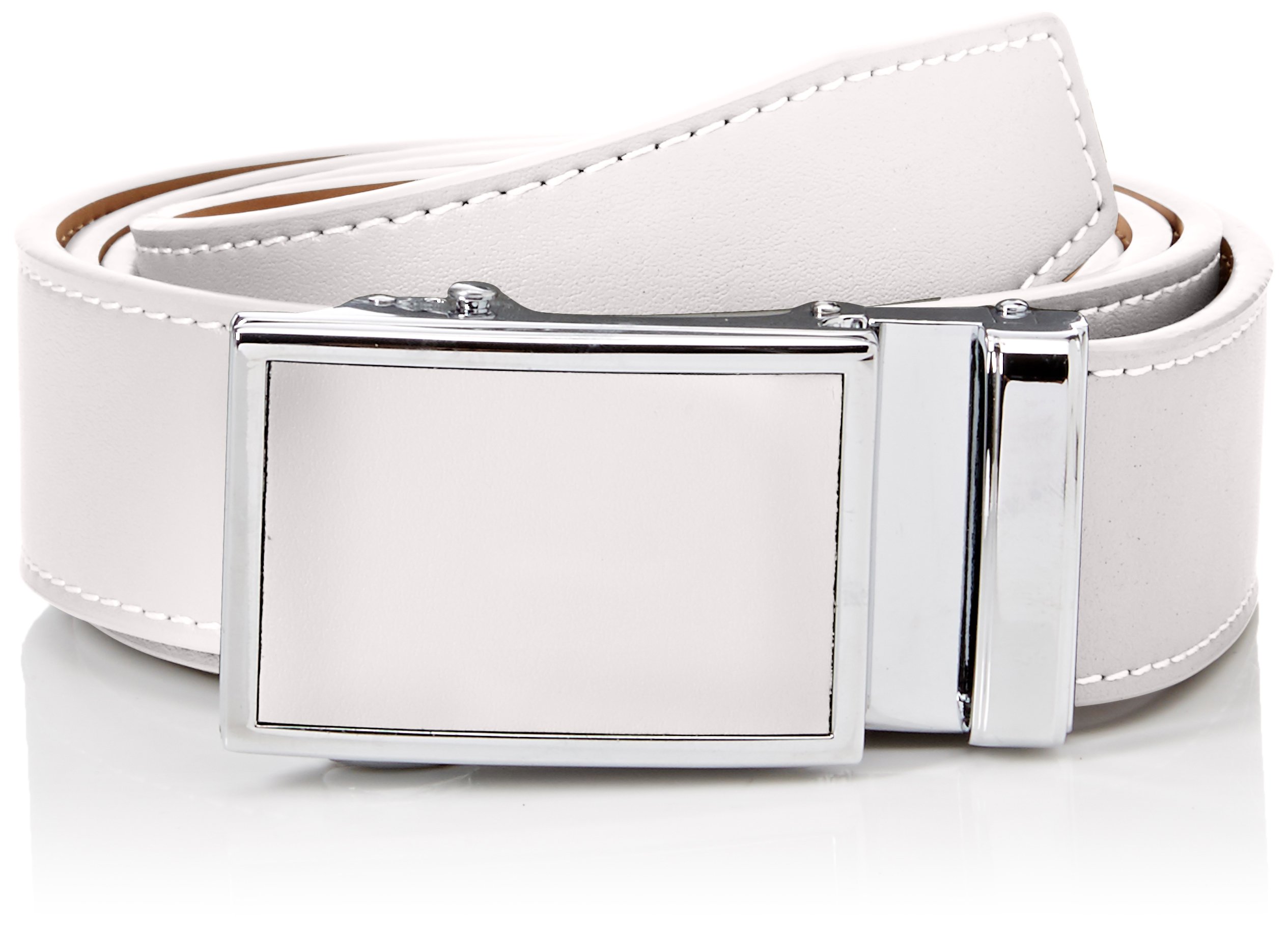 Nexbelt Go-In Leather Golfer's Belt - White