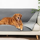 Waterproof Pet Couch Cover Dog Blanket Non-Slip Sofa Covers for Puppy Cat Washable Dog Bed Cover Leakproof Couch Protector for Sofa, Car (Grey, 52x82 Inch)