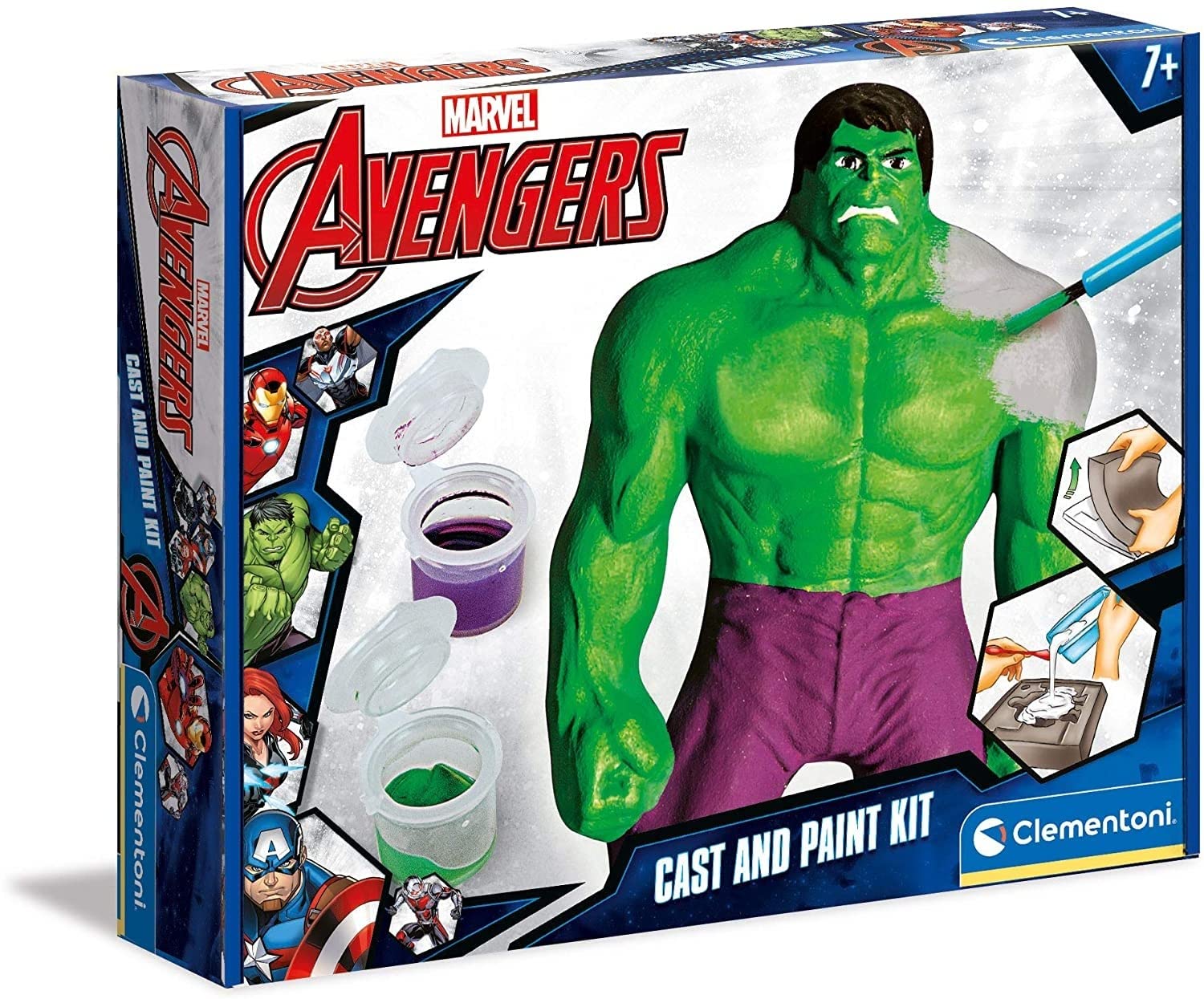 Clementoni 17647,The strength of the incredible Hulk Kit for Children, Ages 6 years Plus