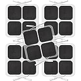 TENS Unit Replacement Pads, 2x2”20 Pcs Reusable Self-Adhesive TENS Unit Electrodes Pads, NURSAL Latex Free TENS Pads Replacem
