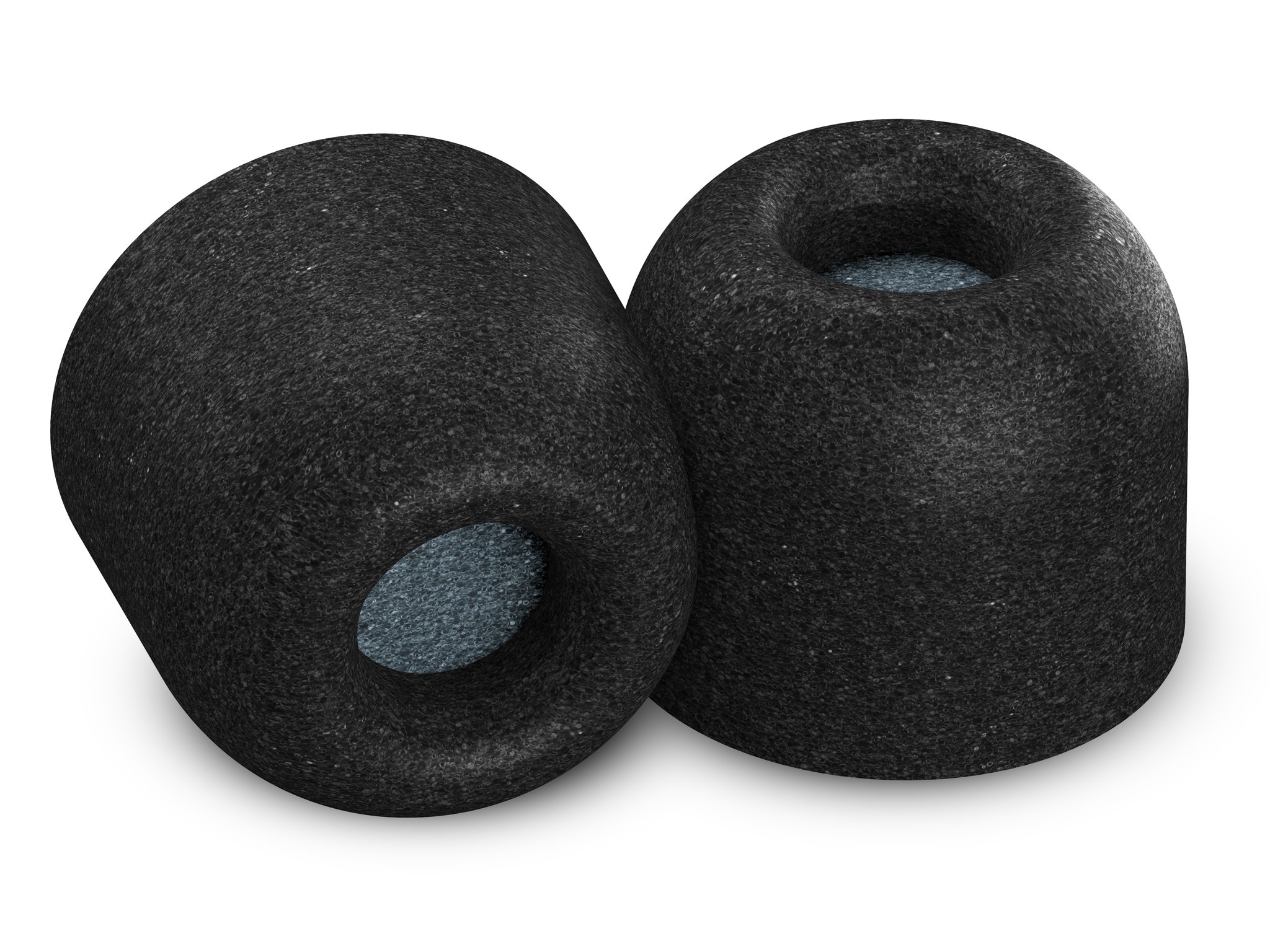 Comply 600 Core Series | Memory Foam Replacement IEM Ear Tips for Truthear, Sennheiser, Moondrop & More | Superior Noise Isolation, Ultimate Comfort, Secure Fit | TechDefender, Black, Large (3 Pairs)