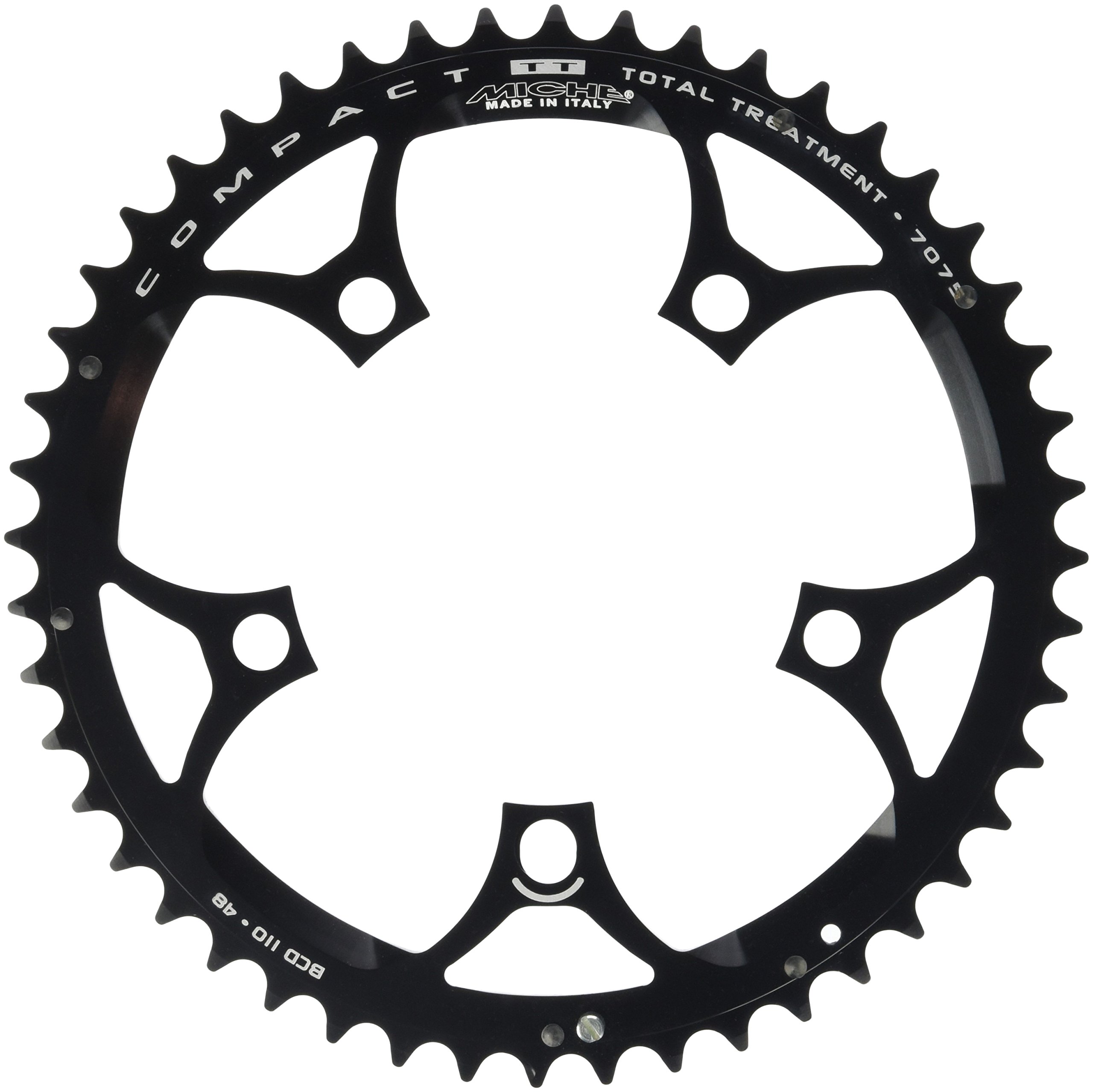 Miche Cicli Bonin Unisex Adult Fac Gears 1986 Bcd110 48 Teeth Ring - Black, One Size