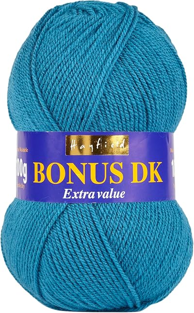 Sirdar Hayfield Bonus DK Peacock 560 100g Acrylic Yarn Double Knitting