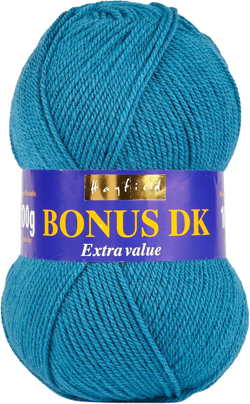 Sirdar Hayfield Bonus DK Peacock 560 100g Acrylic Yarn Double Knitting