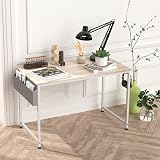 HOMIDEC Writing Computer Desk 80x50x75cm with Storage Bag & Hook view 2