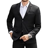 MRTOGENT Men's Blazer Regular Fit Casual Sport Coat, Two Button Lightweight Suit Jacket, Ideal for Business, Daily & Wedding