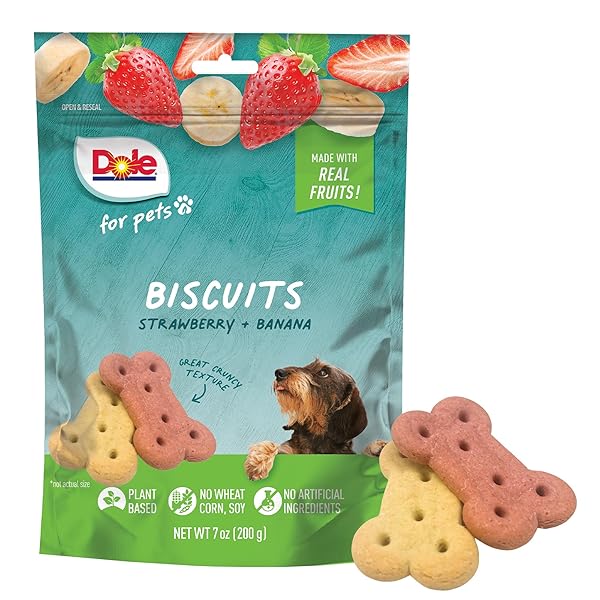DOLE FOR PETS DOG BISCUITS ASSORTED BANANA +...
