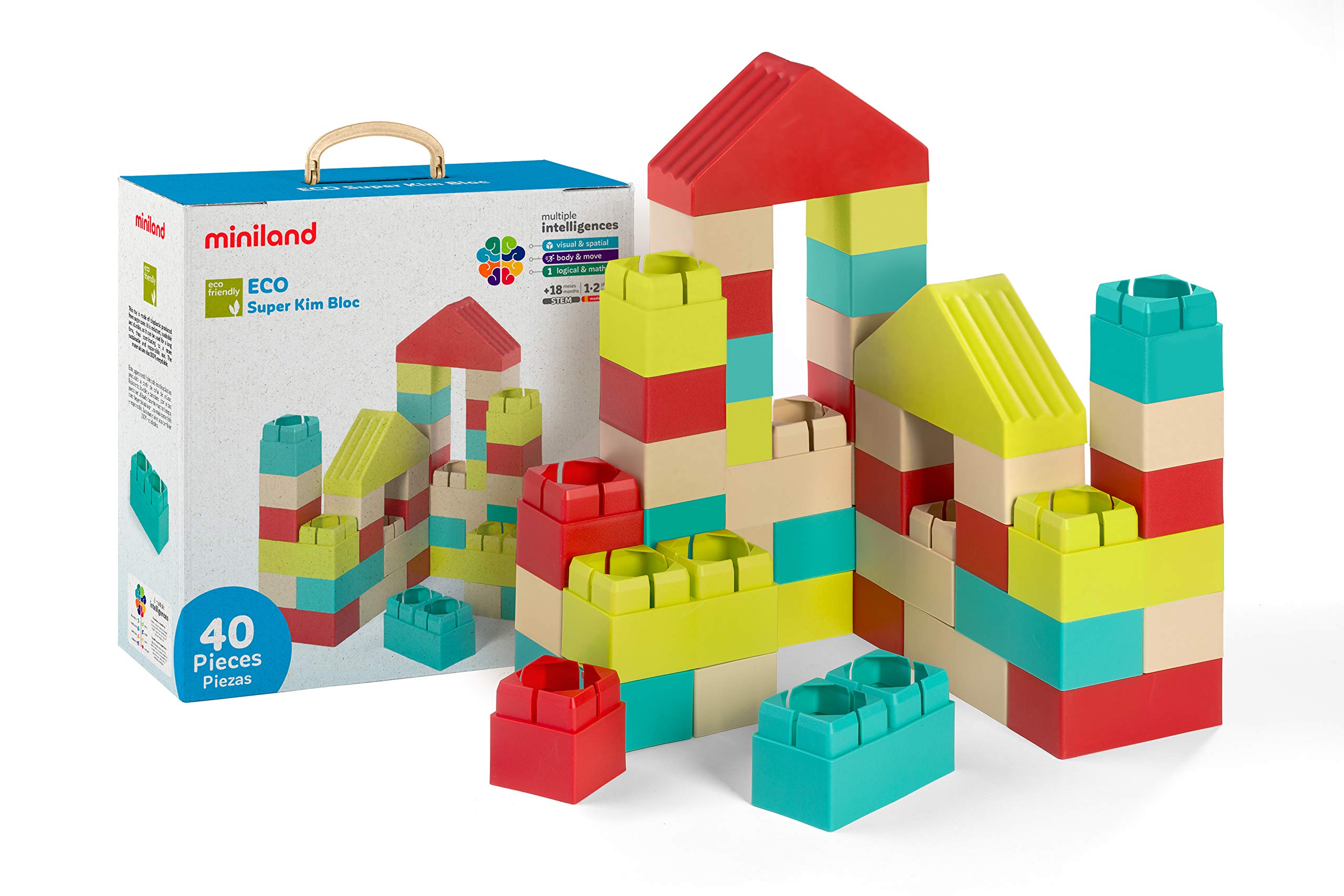 Miniland ECO SUPER KIM BLOC 40 PCS