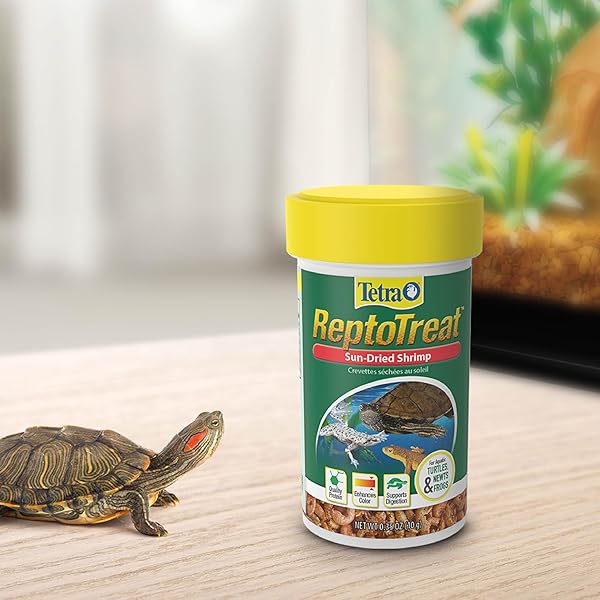 REPTOTREAT GAMMARUS 0.35 OUNCE, SHRIMP TREAT FOR AQUATIC TURTLES, NEWTS AND FROGS,100% SHRIMP
