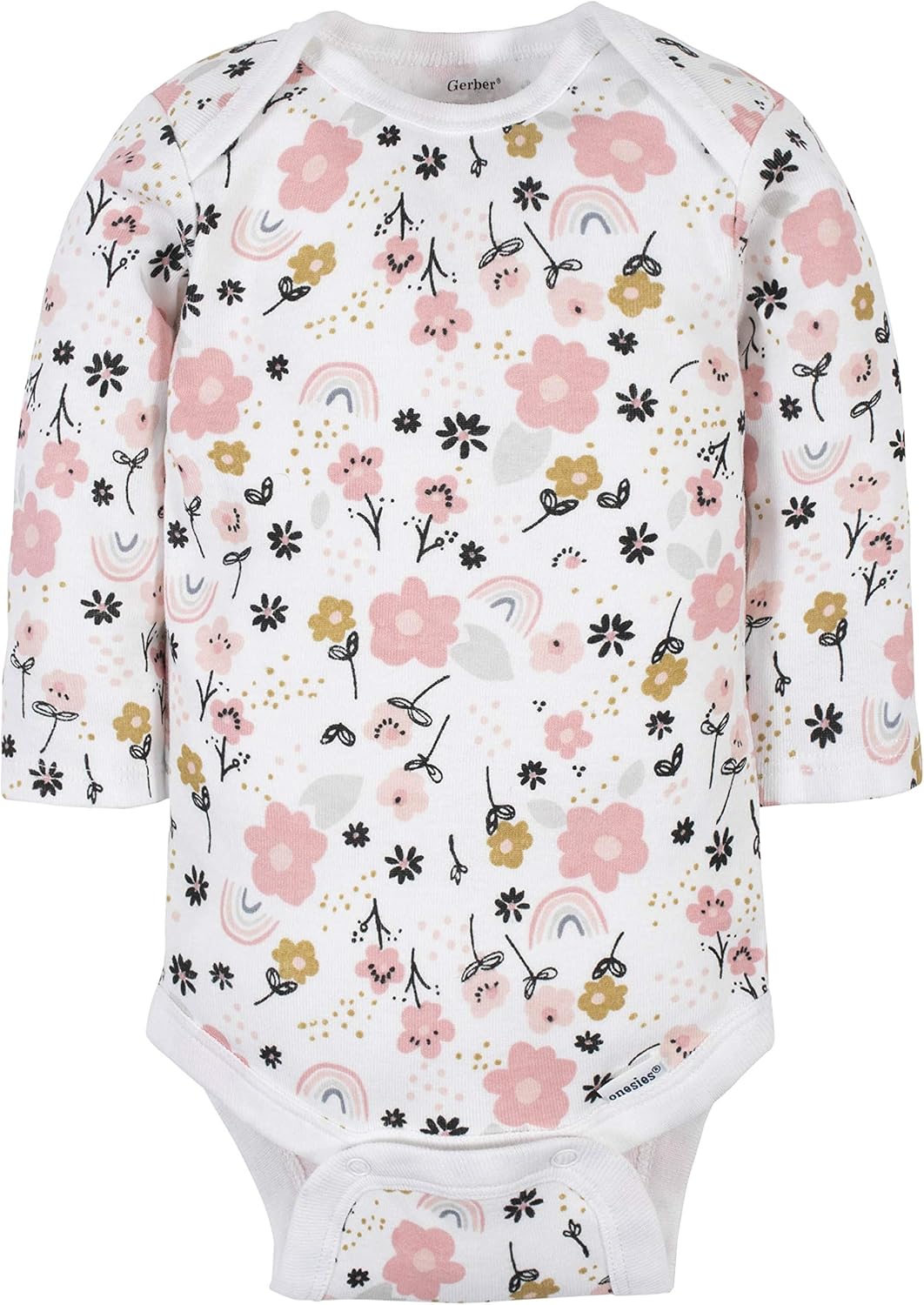 Gerber baby-girls 6-pack Long-sleeve Onesies Bodysuits: Clothing