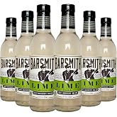 Barsmith Bar Essentials Sweetened Lime Juice - Lime Juice for Cocktails Made with Cane Sugar - No Artificial Flavors or Preservatives - Ideal for Margaritas, Gimlets &amp; Daquiris - 12.7oz (Pack of 6)