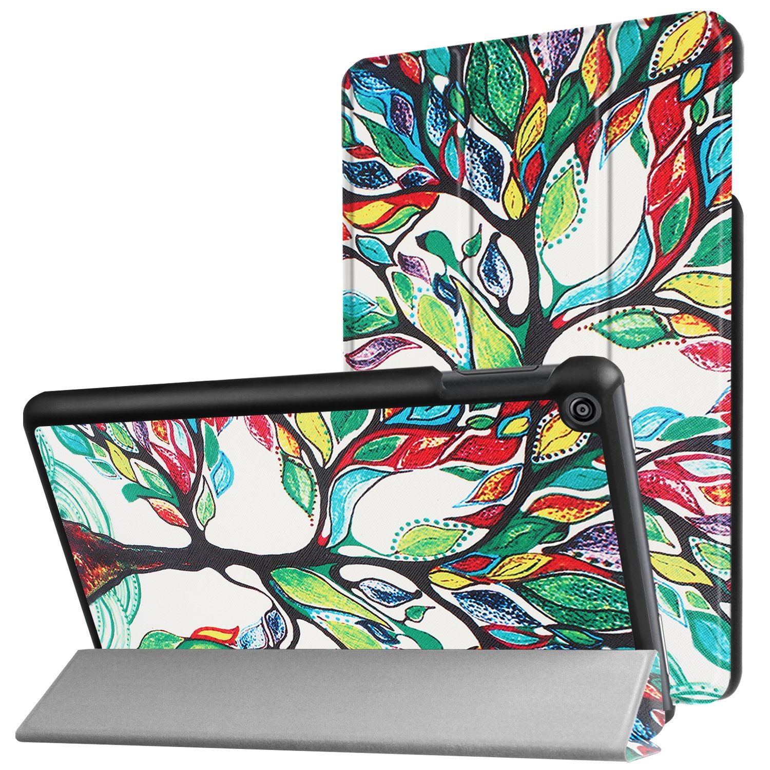 Case for Amazon Fire HD8 2016/2017/2018 ULTRA SLIM WITH STAND AND WAKE & SLEEP FUNCTION