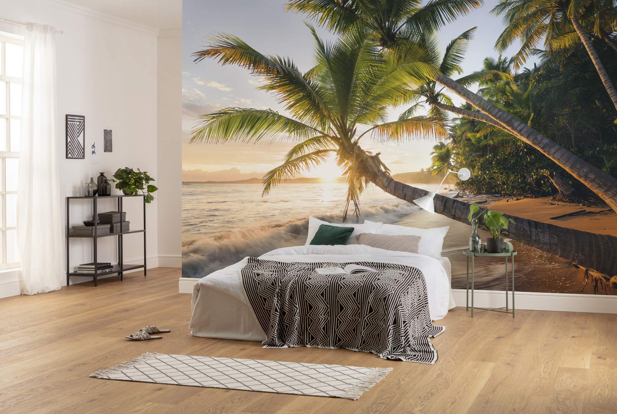 Komar SHX9-08 Non-Woven Photo Wallpaper Beach Secret Design XXL Decoration Nature Landscape Bedroom Living Room Office Hallway 450 x 280 cm (W x H) SHX9-082 Multi-Coloured