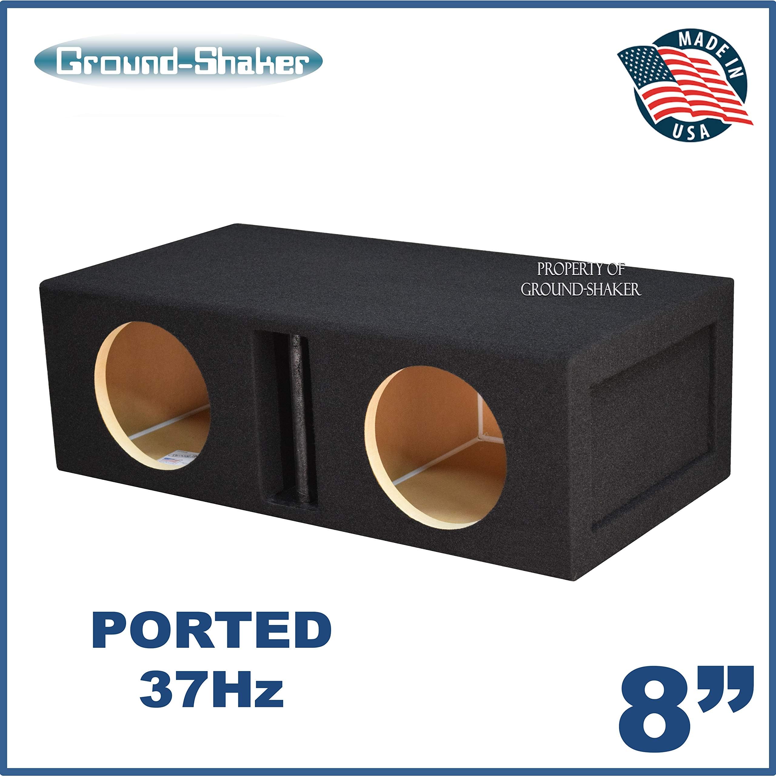 8" Dual Slot-Center Ported Subwoofer Enclosure