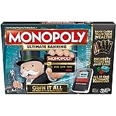 Hasbro Gaming Monopoly Ultimate Banking Edition Board Game for Families and Kids Ages 8 and Up, Electronic Banking Unit (Amazon Exclusive)