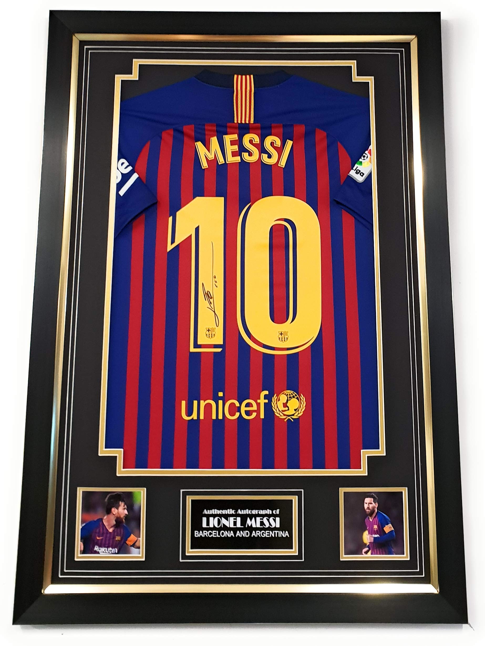 messi autographed jersey