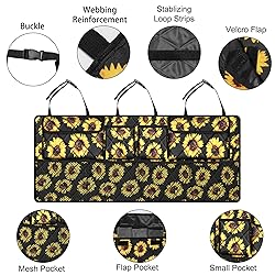 Femuar Car Trunk Organizer,Large Capacity Backseat