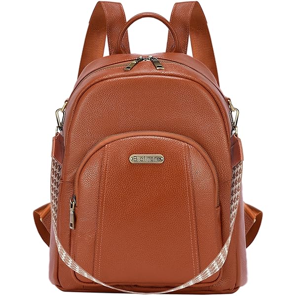 KASQO Convertible Sling Bag - Vegan Leather Anti-Theft Crossbody Backpack Purse For Women