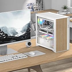 SAMA V Nature Mid Tower PC Case with Genuine Walnut