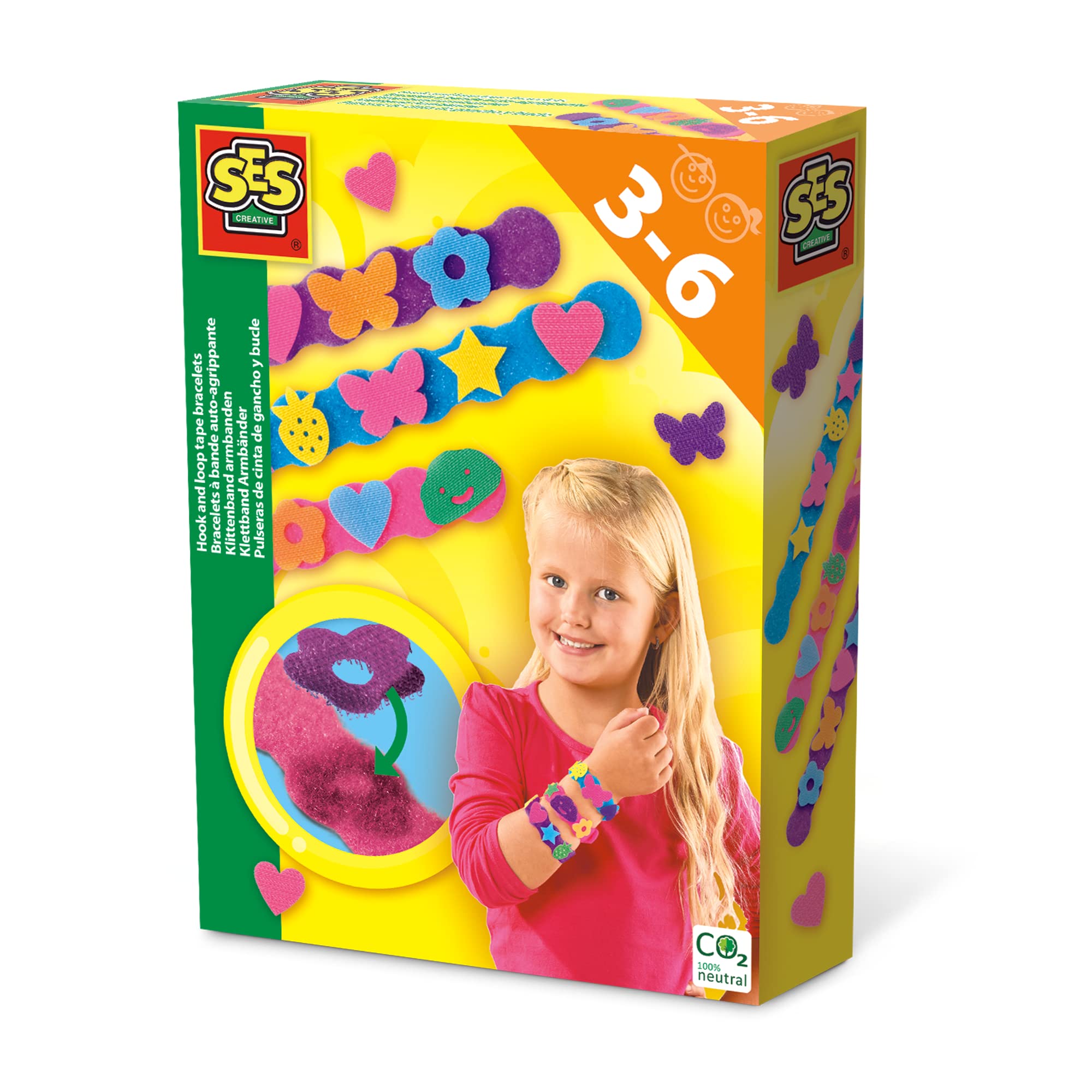 SES Creative 14833 Hook and Loop Tape Bracelets