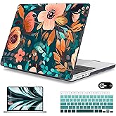Mektron Case for M5 MacBook Pro 14 inch 2025 Model A3434 A3112 Fit 2024-2021 Model M4 A3112 A3401 A3185 M3 A2918 A2992 M2 A2779 M1 A2442 Pro/Max, Hard Shell Cover for MacBook Pro 14", Abstract Florals