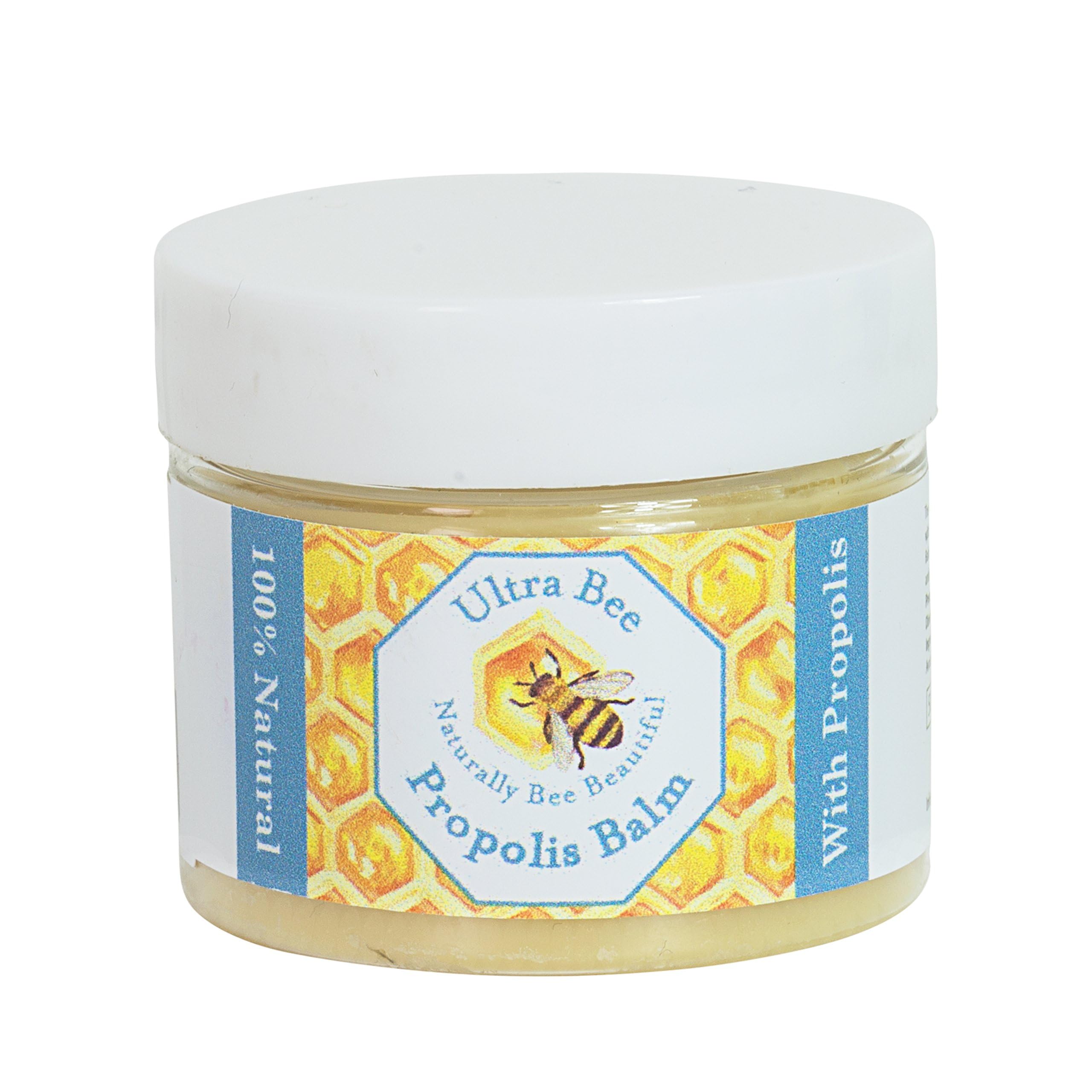 100% Natural Propolis Balm Ointment (+20% Propolis) 100ml, soothes and Repairs Dry Cracked Lips, Body, feet, Hands