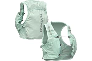 Nathan Women's Hydration Vest - Lightweight Mesh, Breathable, 2x14oz Flasks, 2L Bladder, Reflective Vest, Pinnacle Breeze