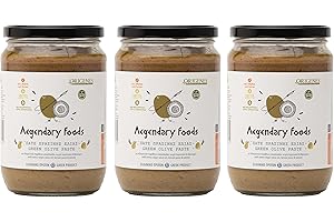 ORIGENES DEVOTED TO OUR HERITAGE Pack of 3 Green Olive Paste, Fully Ripped Olive Spread, Green Olive Tapenade with Greek Savory and Lemon juice 3X650g