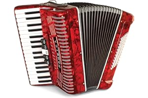 Hohner Accordions Hohnica 1305-RED 34-Key Entry-Level Piano Accordion (Red)