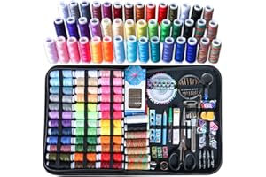 SDEZUNX Sewing Kit, 342 Pcs Large Sewing Kit Basic Premium Sewing Tools Supplies, 43 XL Thread Spools, Complete Needle and Thread Kit for Traveller, Adults, Kids, Beginner, Emergency Repairs, DIY and Home