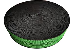 JINRUISI 82 ft Thick and High Elasticity2 Wide Elastic Webbing,Upholstery DIY,Sofa,Chair,Couch Seat Belt Replacement,Upholstery Modification Elasbelt