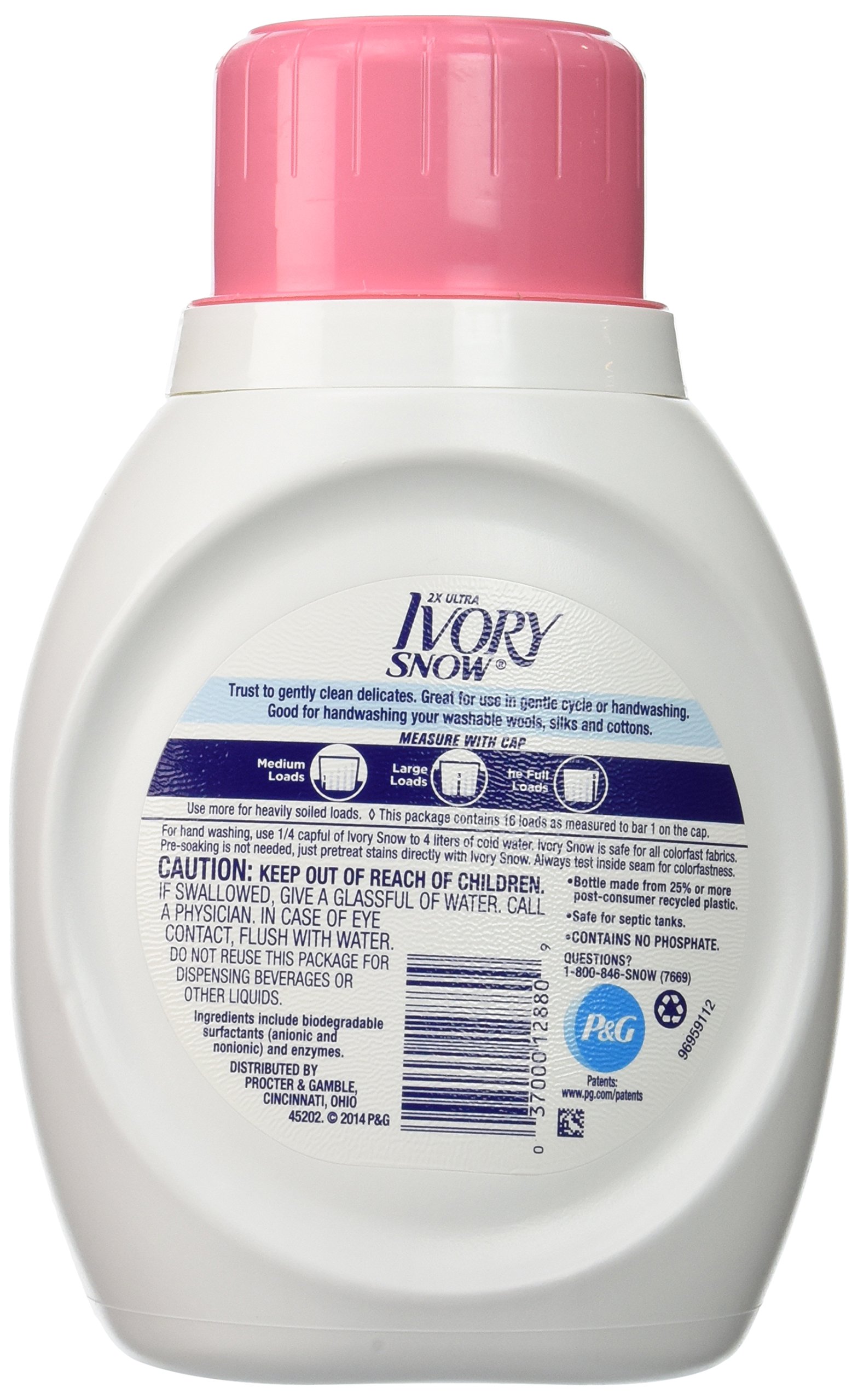 Galleon Ivory Snow Ultra Concentrated Liquid Detergent 25 Ounce