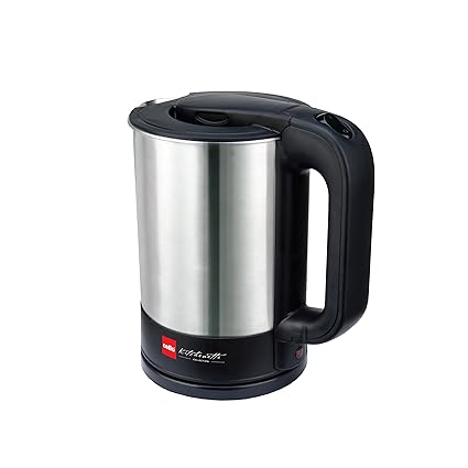 Cello CLO_EK_QB_800_BLKSLVR 1.7-Litre Kettle (Black/Silver)