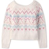 Gymboree Girls and Toddler Long Sleeve Ballerina Bow Back Detail Sweater