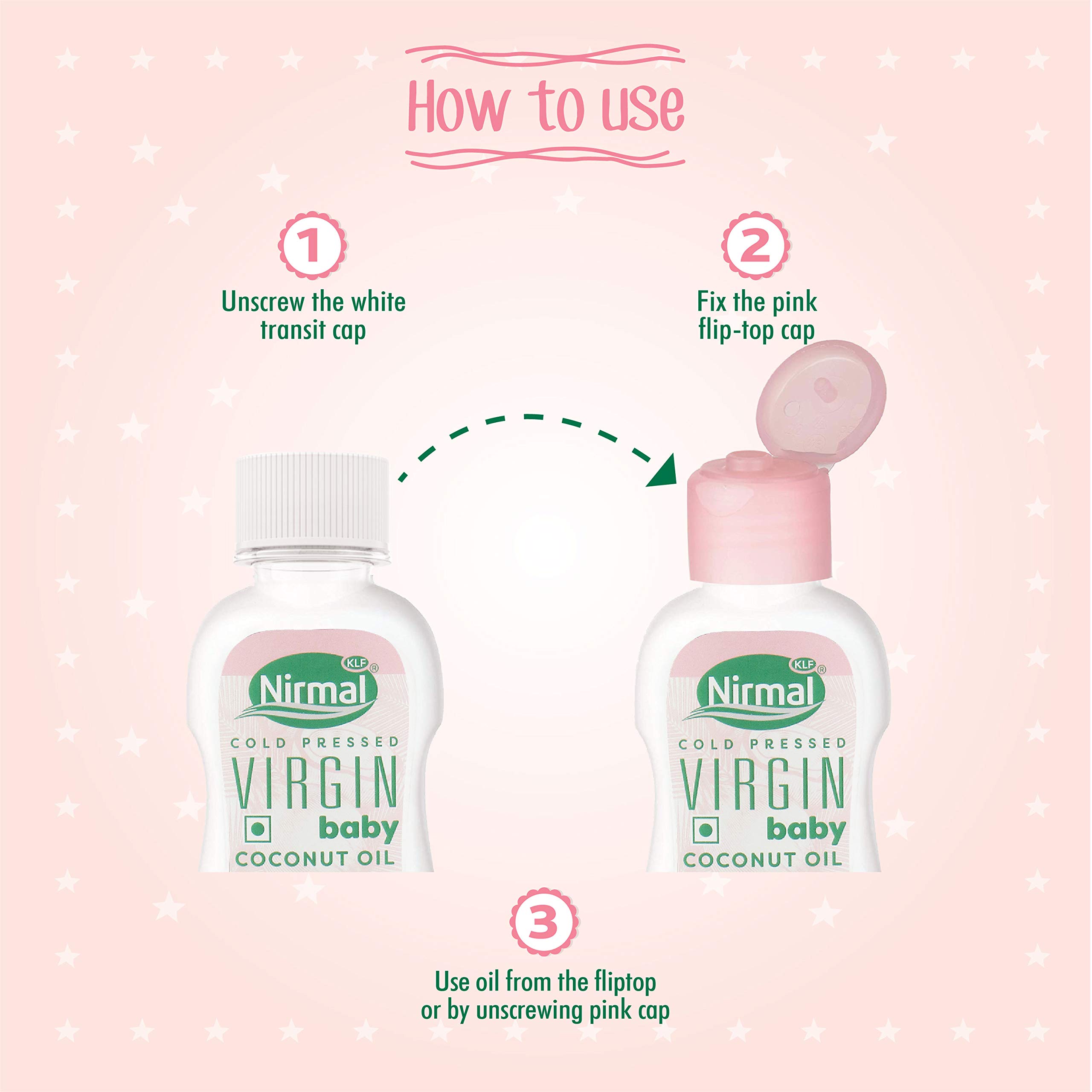 nirmal virgin coconut oil for baby massage