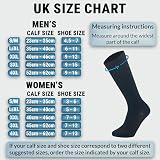 360 RELIEF 360 RELIEF 1 Pair Compression Socks 15-20 mmHg Black L/XL view 3