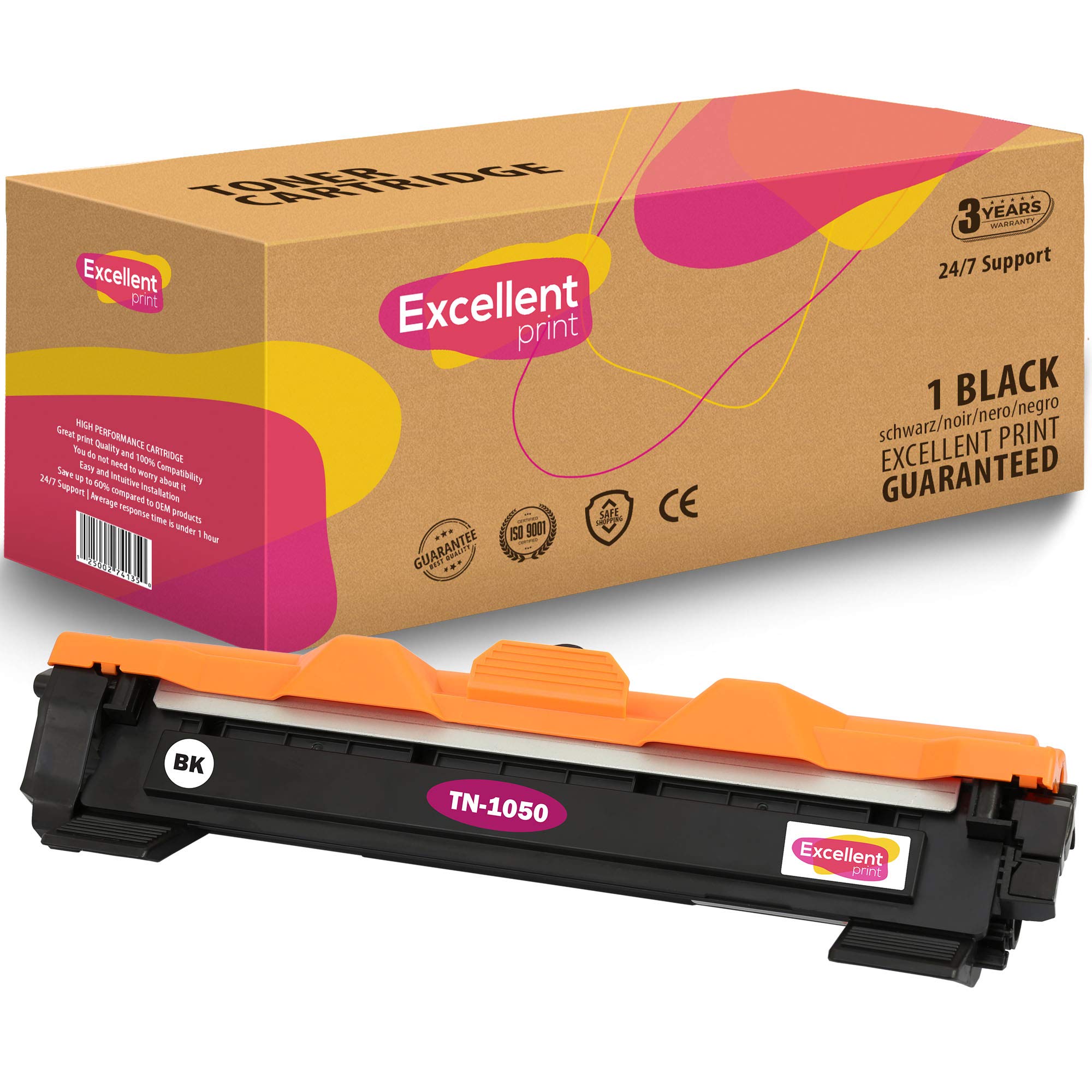 Excellent Print TN-1050 Compatible Toner cartridge for Brother DCP-1610W HL-1210W MFC-1910W HL-1110