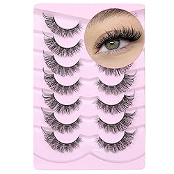 False Eyelashes Crossed Cluster Lashes Volume