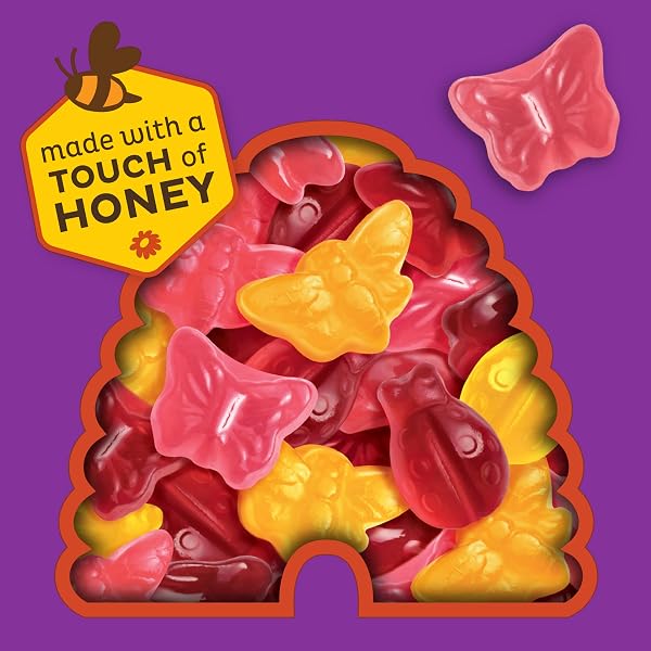 ANNIE’S ORGANIC BEES, BUGS, AND BUTTERFLIES FRUIT FLAVORED SNACKS, 10 POUCHES, 7 OZ