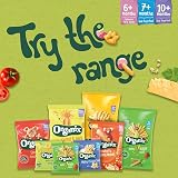 Organix Puffcorn Strawberry & Apple Organic Toddler Snack 4 x 10 g Bags Pack 3 view 5