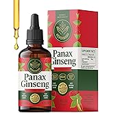 HERBAMAMA Panax Ginseng Root Tincture - Immune & Overall Support with Korean Red Ginseng Supplement - Vegan, Non-GMO, Alcohol & Sugar-Free Herbal Drops, 56-Day Supply