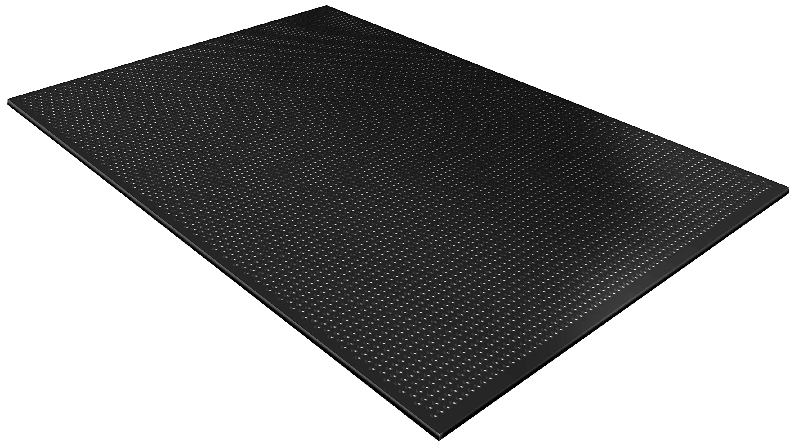 Photo 1 of Fitvids Heavy Duty Thick Real Rubber Mat Exercise Equipment Floor Mat, 6 ft. x 4 ft., 3/4" Thick