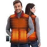 EJVZUO Heated Vest for Men,Heated Jackets for Men and Women with 16000mAh Battery Pack, Ideal for Ski/Work/Fishing/Camping
