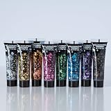 Moon Glitter Holographic Chunky Face Body Glitter Gel Green 12ml Cosmetic view 3