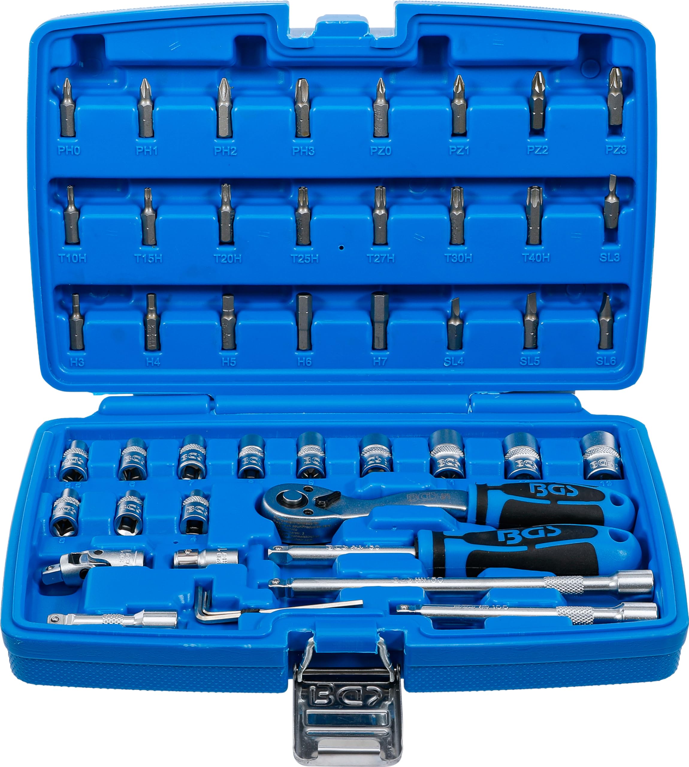 BGS 2144 | Socket Set | 6.3 mm (1/4") Drive | 46 pcs.