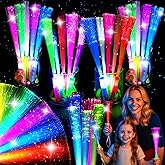 LovesTown 24PCS Glow Sticks Party Supplies, 3 Modes Colorful Flashing Glow in the Dark Toys LED Light Up Sticks for Kids Party Favors Birthday Wedding