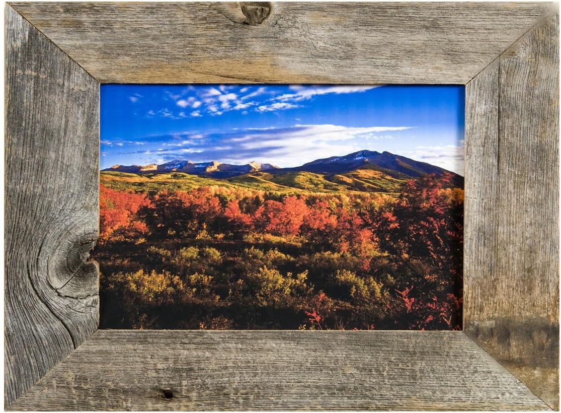 Barnwood Picture Frame, 8x10 Rustic 