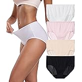 ANLIQI Quick Dry Underwear for Women Travel Panties Pack Hipster Panty Soft & Lightweight Bikini Brief Stay Fresh Undies