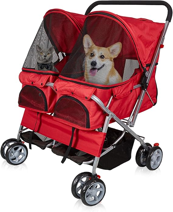 Pet Strollers For Small Medium Dogs Pet Stroller For Two Cats Dog