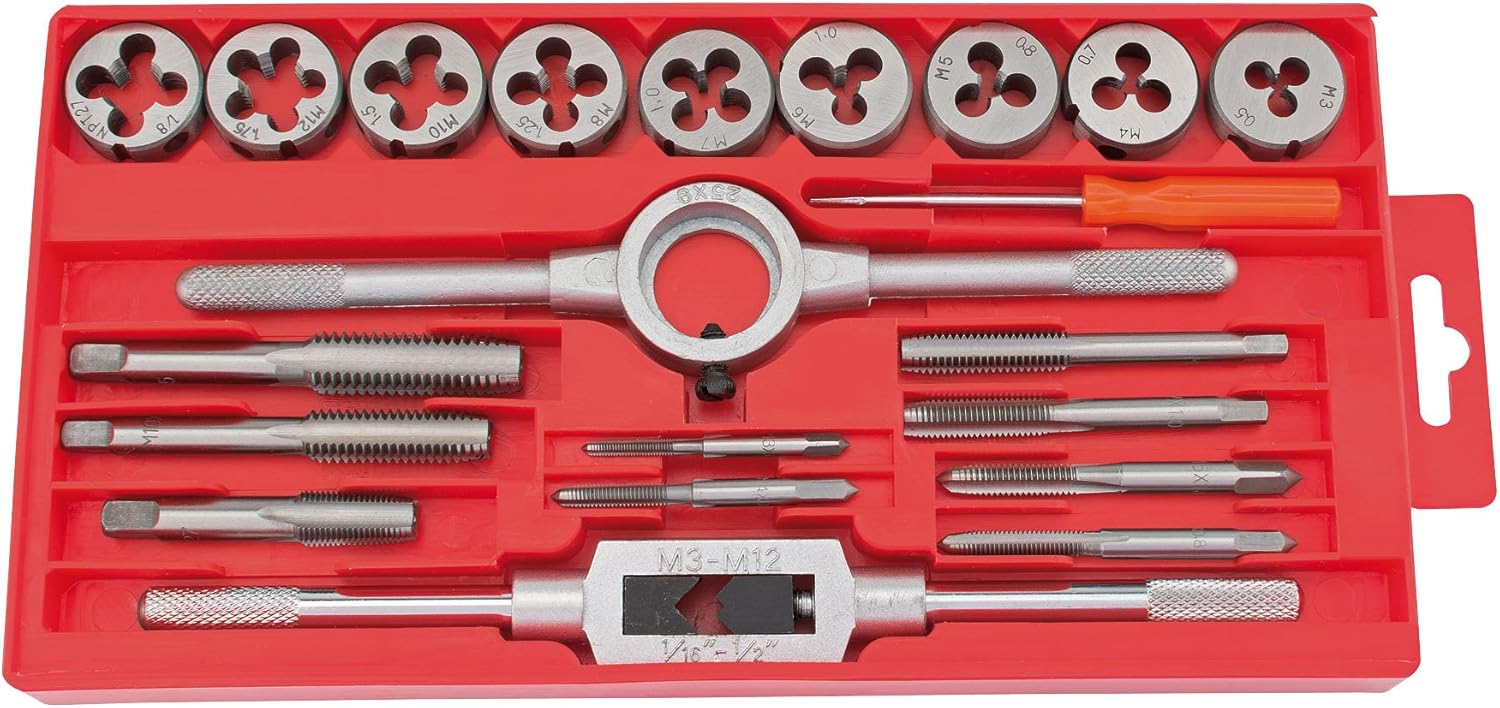Draper Redline 68467 Tap and Die Set (21Piece) Amazon.co.uk DIY & Tools